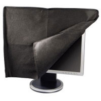 Hama Dust Cover for 17 /19  Widescreen LCD Monitors  Antistatic , black (00084195)
